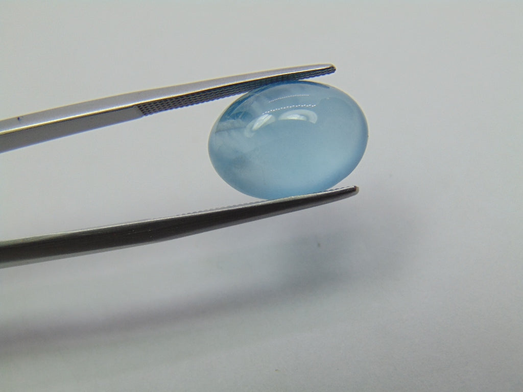 6.75ct Aquamarine Cabochon 15x11mm