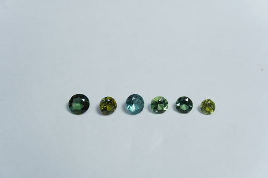 0.86ct Turmalina 3mm / 3x5mm
