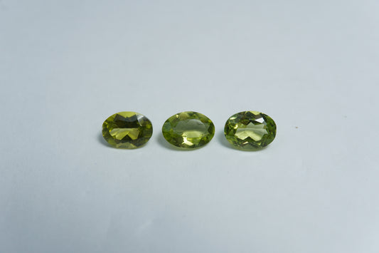 3.18ct Peridoto 7x5mm