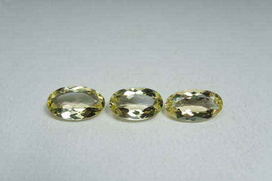 6.69ct Berilo 11x7mm / 12x6.5mm / 12x6mm