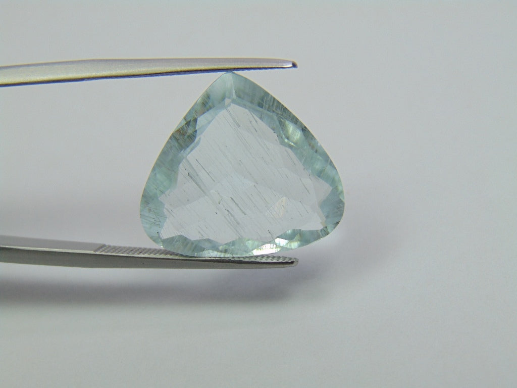 9.50ct Água-marinha Com Agulha 18x16mm