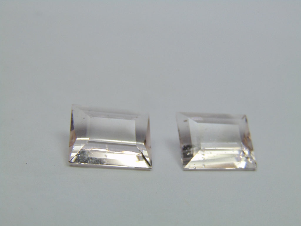 11.85ct Morganita Par 13x11mm