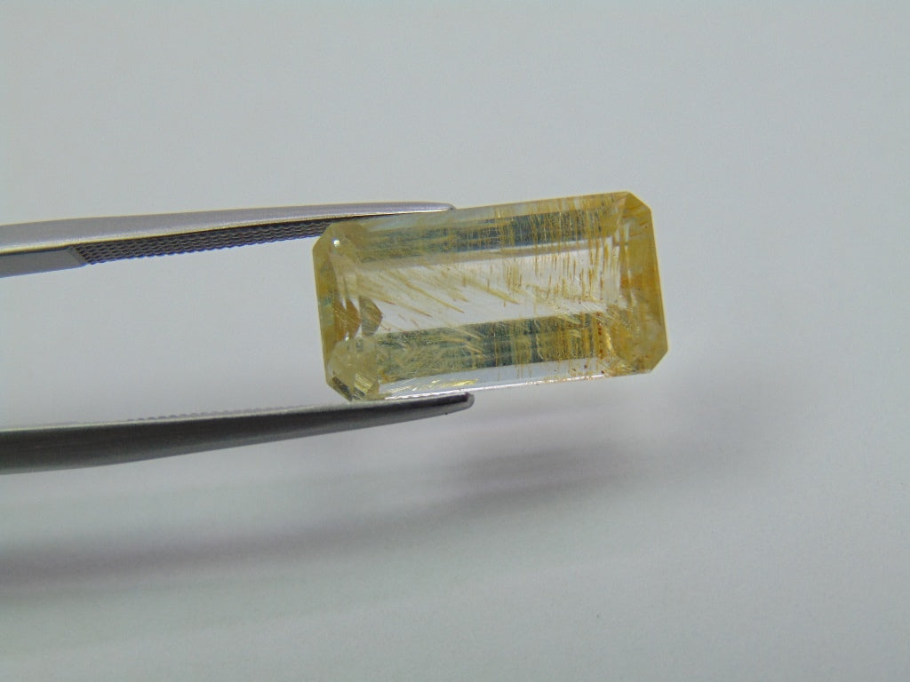 8.85ct Topaz With Rutile 16x9mm