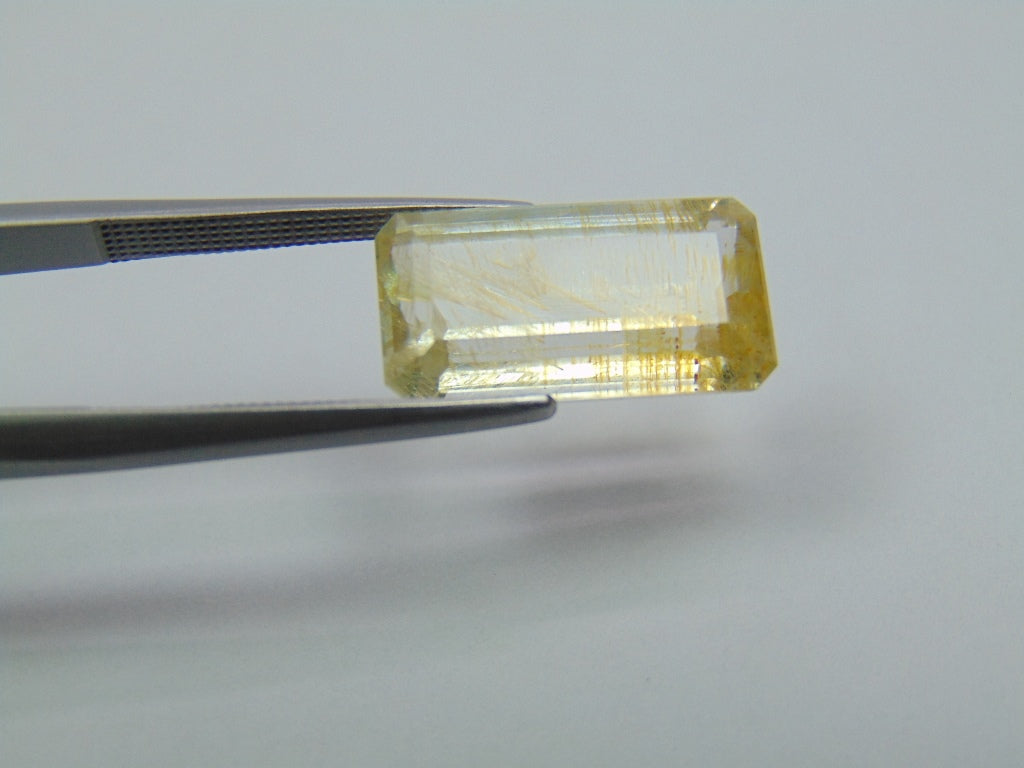 8.85ct Topaz With Rutile 16x9mm