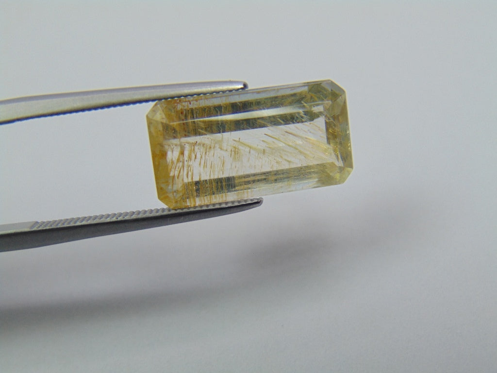 8.85ct Topaz With Rutile 16x9mm