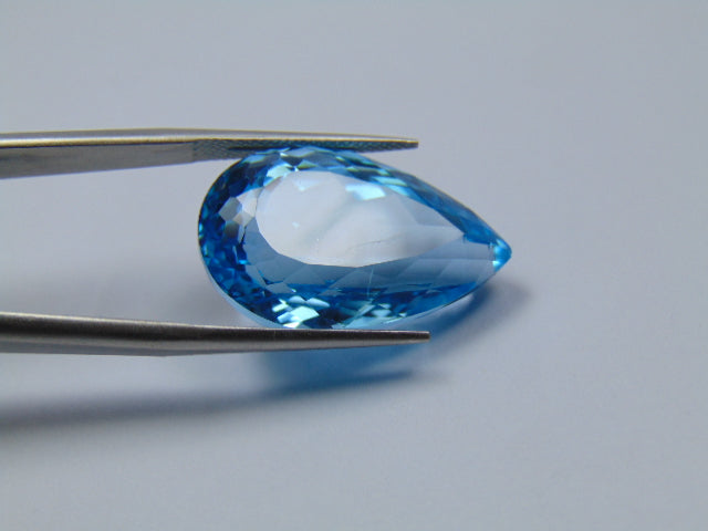 33ct Topázio Azul Suíço 25x15mm