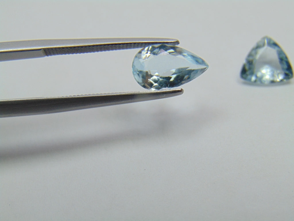 2.50ct Aquamarine 10x6mm 7mm