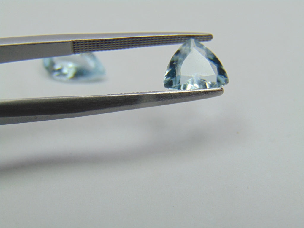 2.50ct Aquamarine 10x6mm 7mm