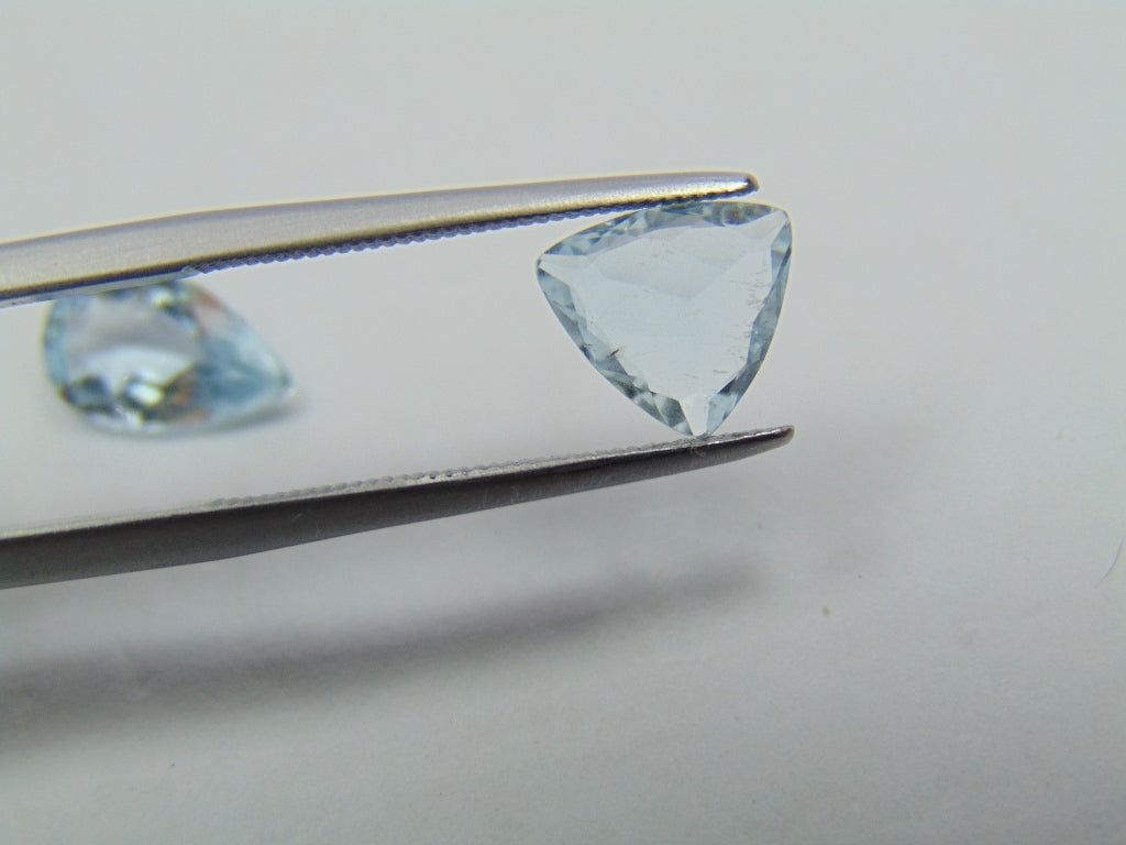 2.50ct Aquamarine 10x6mm 7mm