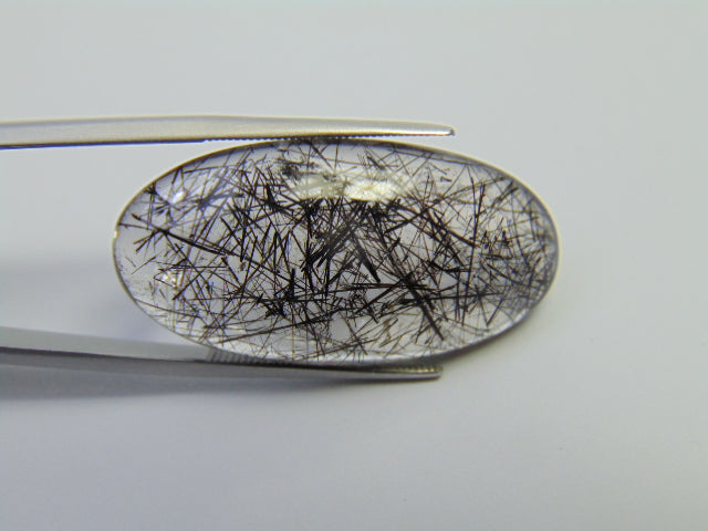 36.35ct Quartz With Inclusion Cabochon 35X17mm