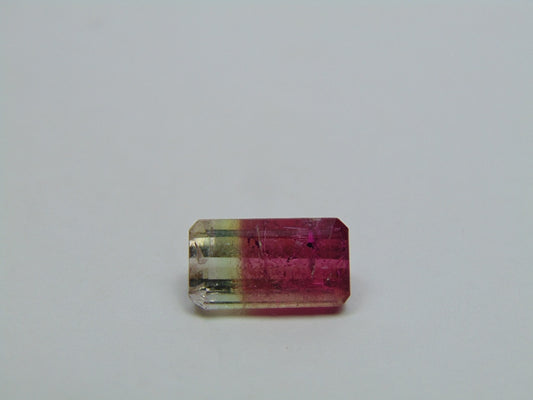 4.40ct Turmalina Bicolor 12x7mm