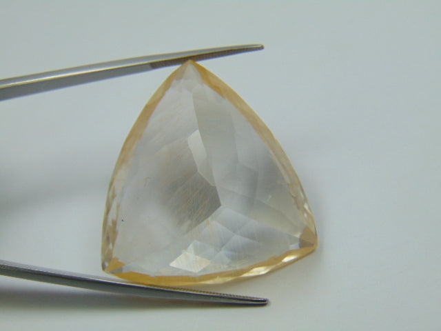 136ct Topaz with Rutile 37x35mm