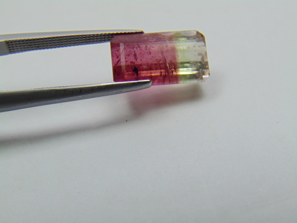 4.40ct Tourmaline Bicolor 12x7mm