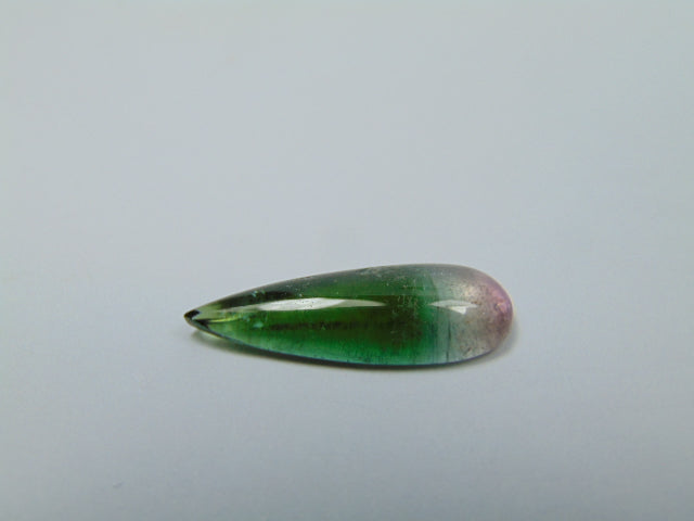 6.25ct Turmalina Bicolor Cabochão 24x8mm