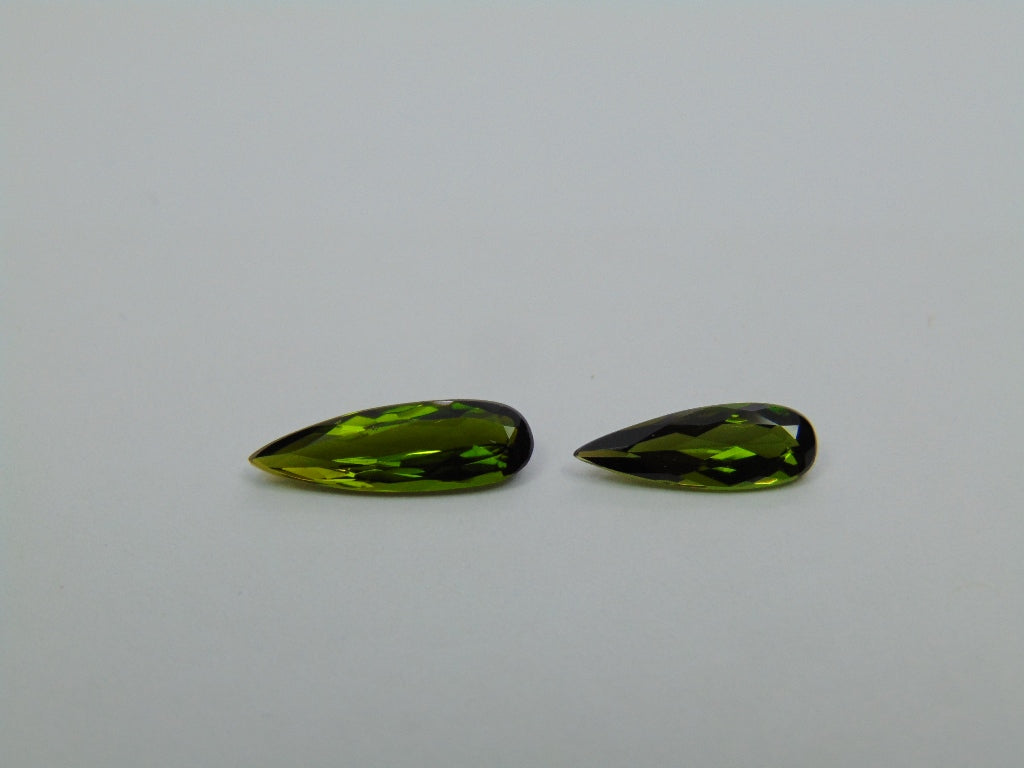 Turmalina 2,25ct 14x5mm 12x4mm