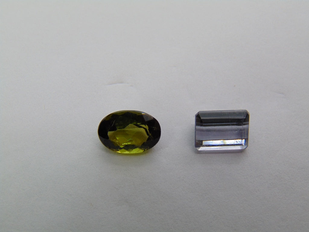 3.15ct Turmalina Mix 9x6mm 8x6mm