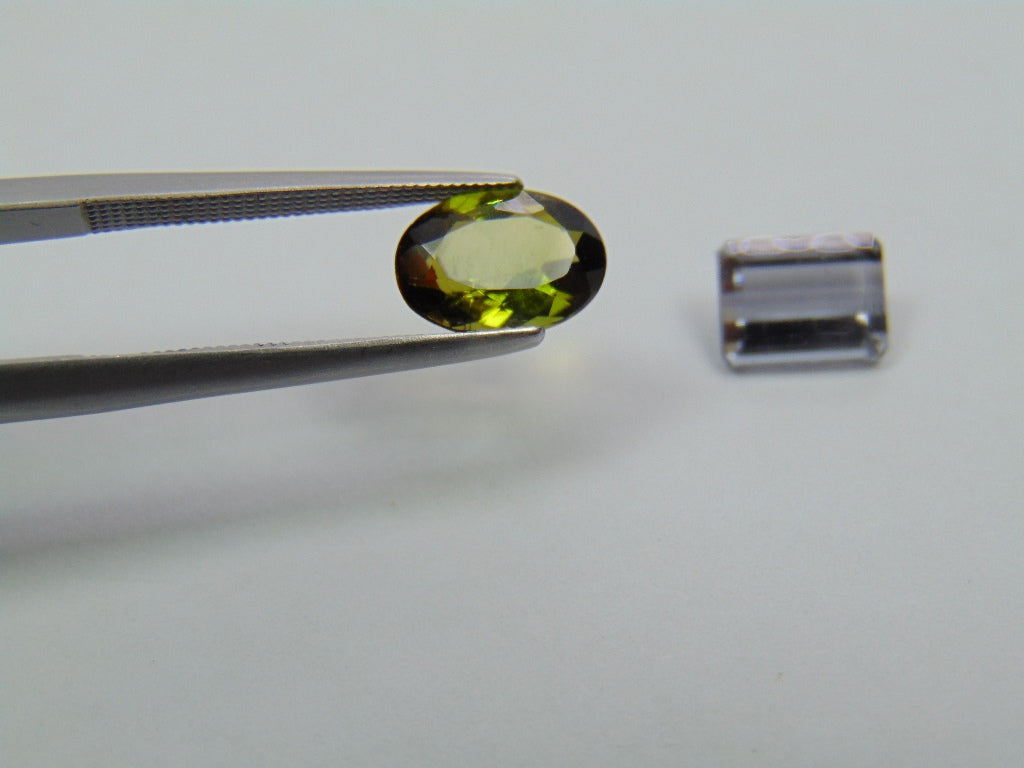 3.15ct Turmalina Mix 9x6mm 8x6mm