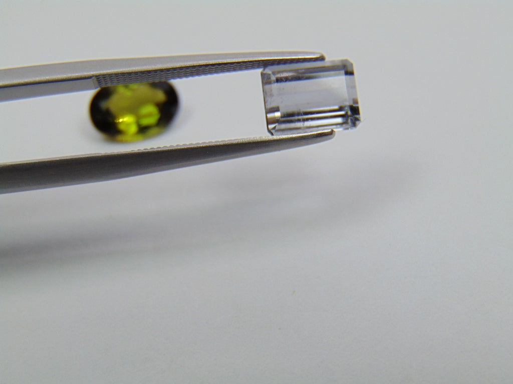 3.15ct Tourmaline Mix 9x6mm 8x6mm