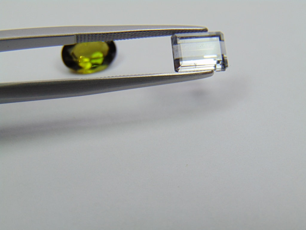 3.15ct Tourmaline Mix 9x6mm 8x6mm