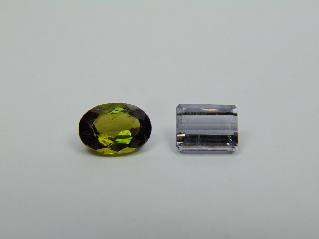 3.15ct Turmalina Mix 9x6mm 8x6mm