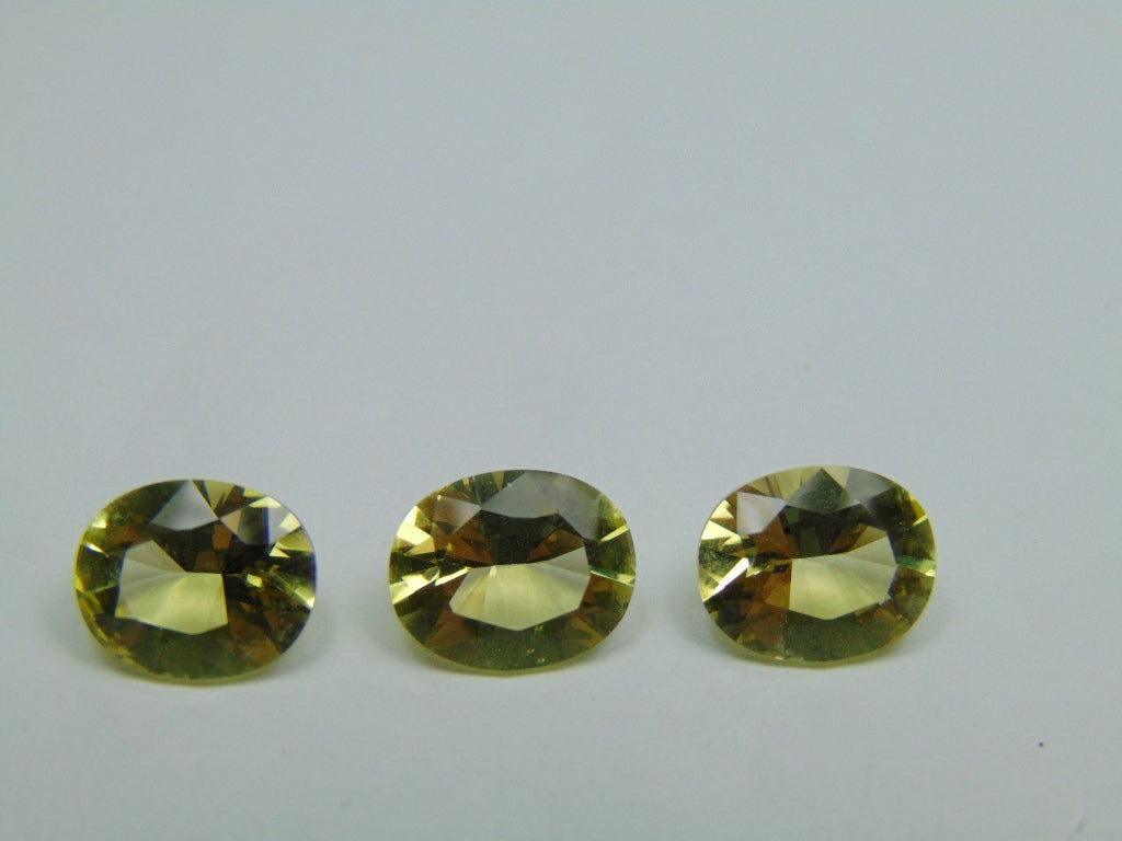 8.80ct Green Gold Calibrated 11x9mm