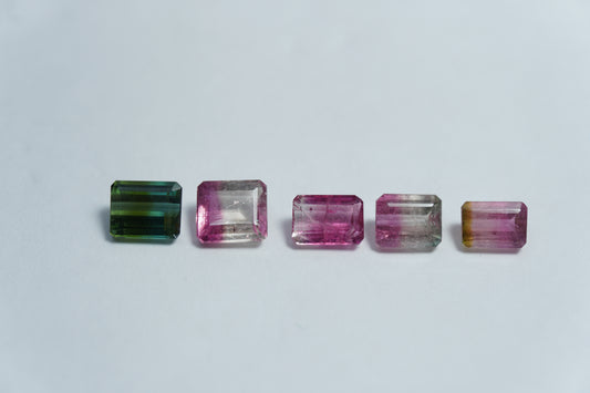 4.40ct Turmalina bicolor