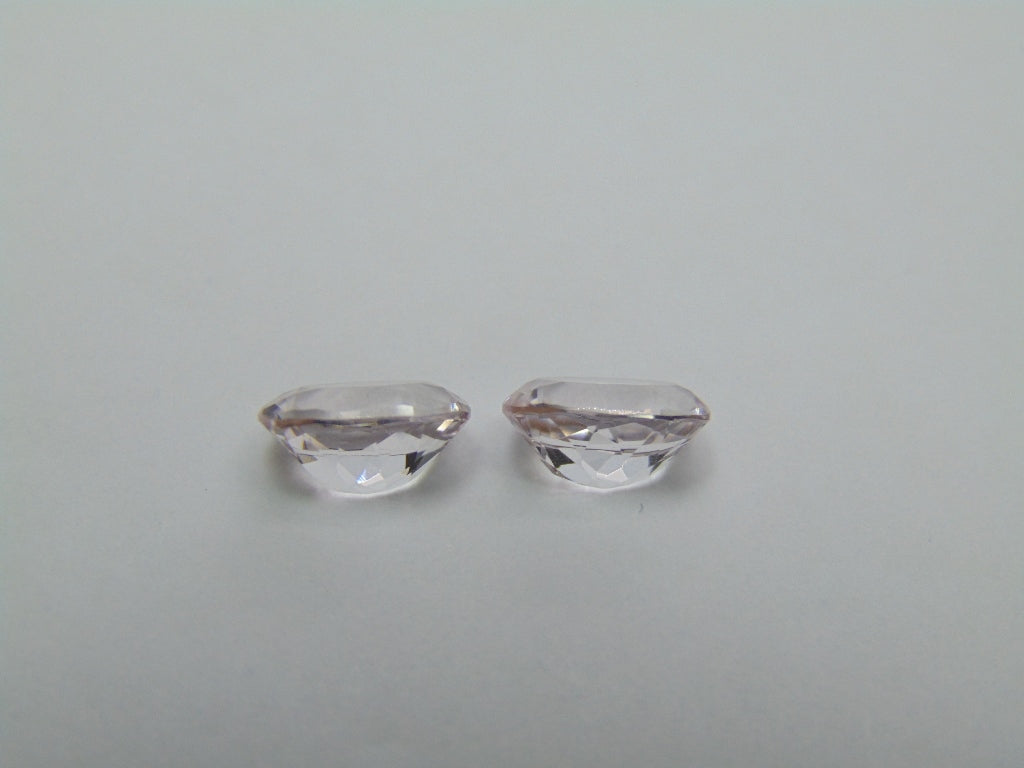 3.20ct Morganite Pair 9x7mm