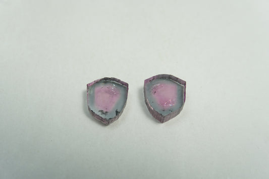 4.28ct Turmalina melancia 8x7.5mm