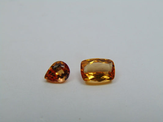 2.15ct Topázio Imperial 6x5mm 8x6mm