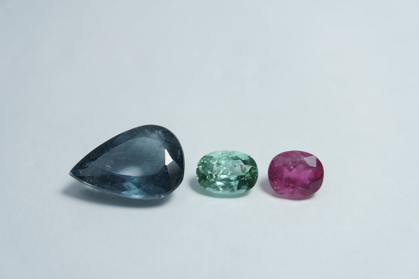 6.29ct Turmalina mix 13x9mm / 7x6mm / 6.5x5mm