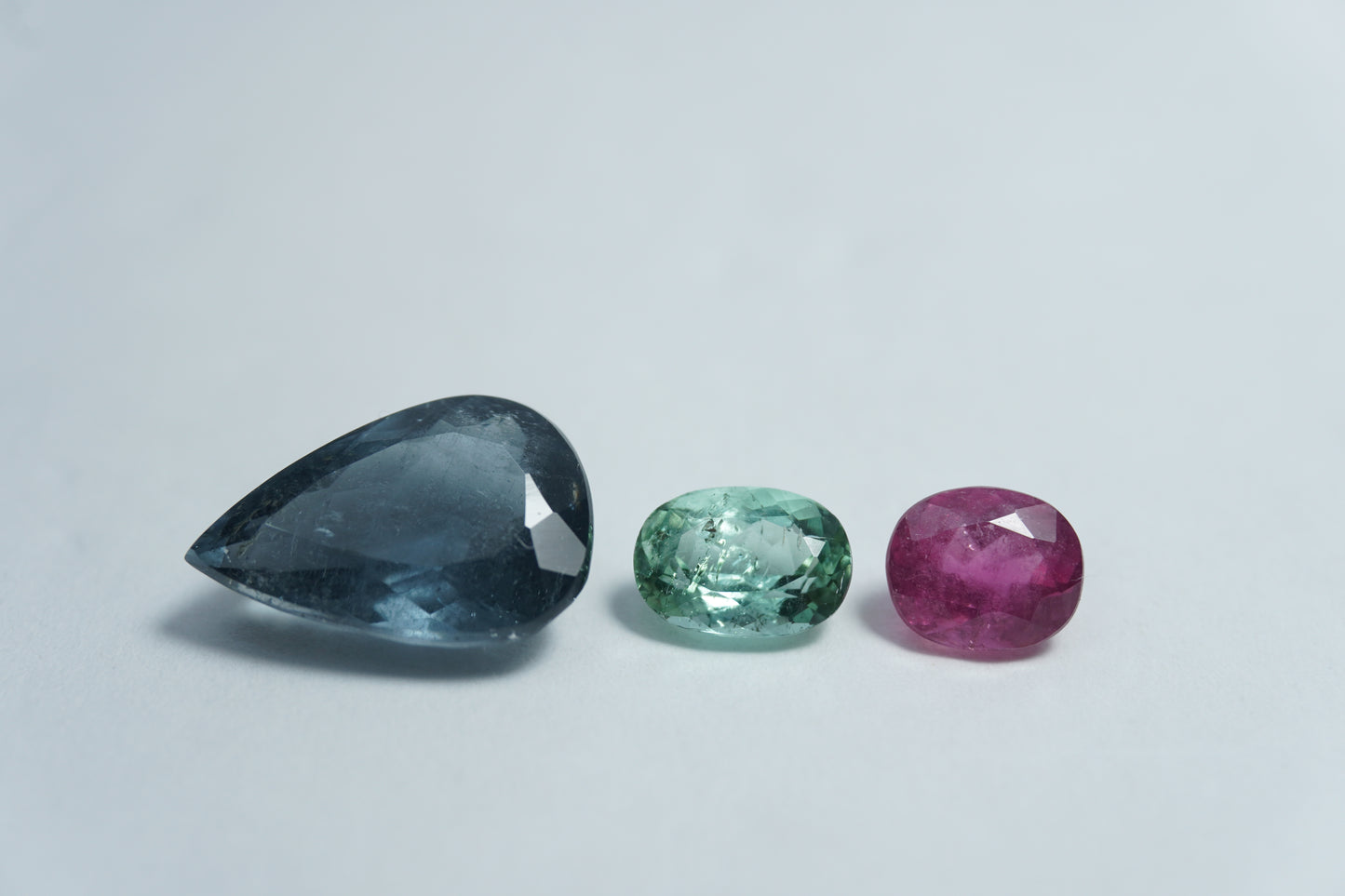 6.29ct Turmalina mix 13x9mm / 7x6mm / 6.5x5mm