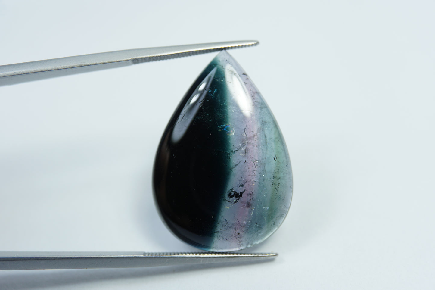21ct Turmalina bicolor 29x20mm