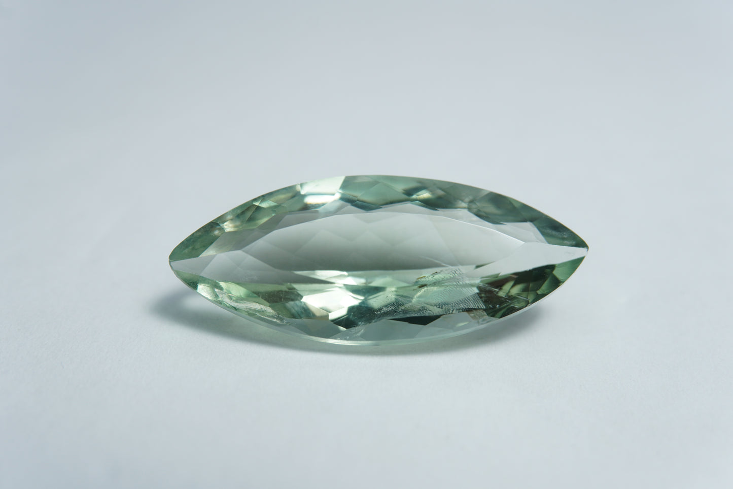 11.85ct Prasiolite 26x11mm