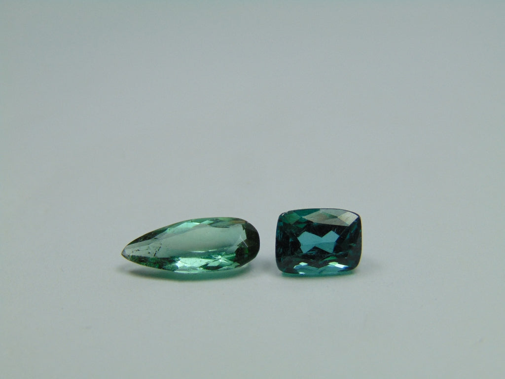 3.30ct Tourmaline 12x5mm 7x5mm
