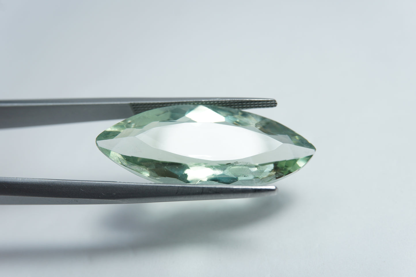 11.85ct Prasiolite 26x11mm