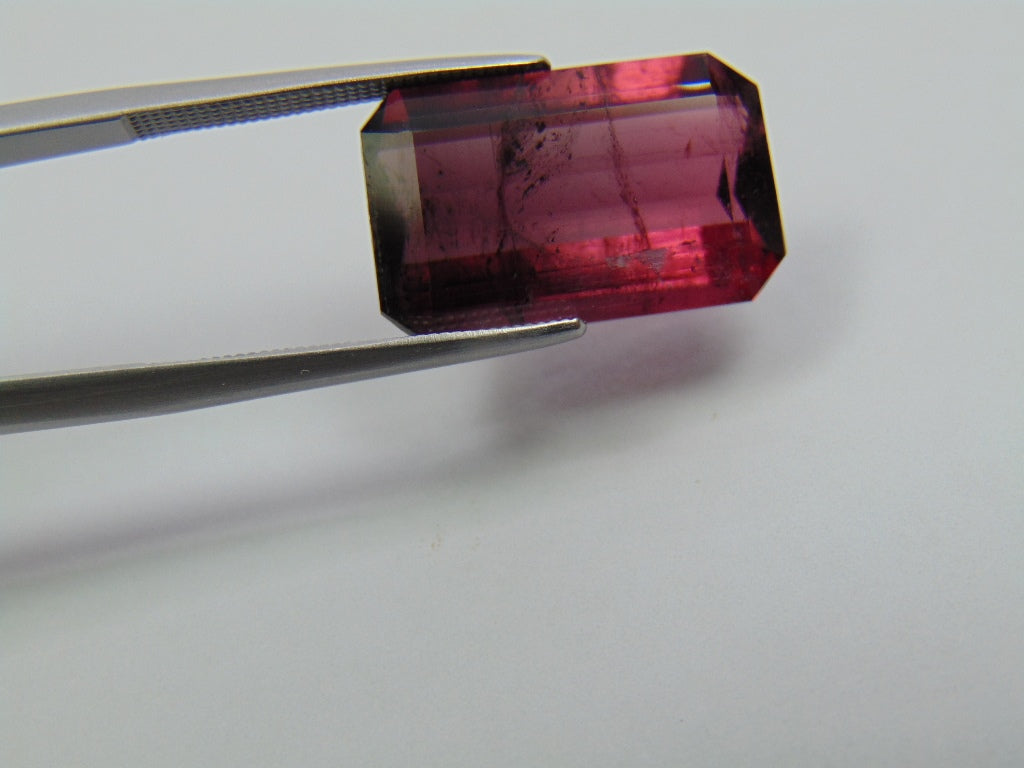 10.90ct Turmalina Bicolor 18x11mm