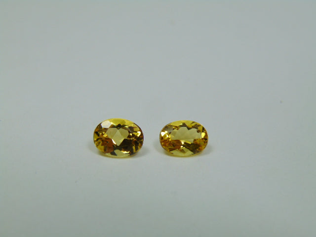 2.23ct Berilo Par 8x6mm