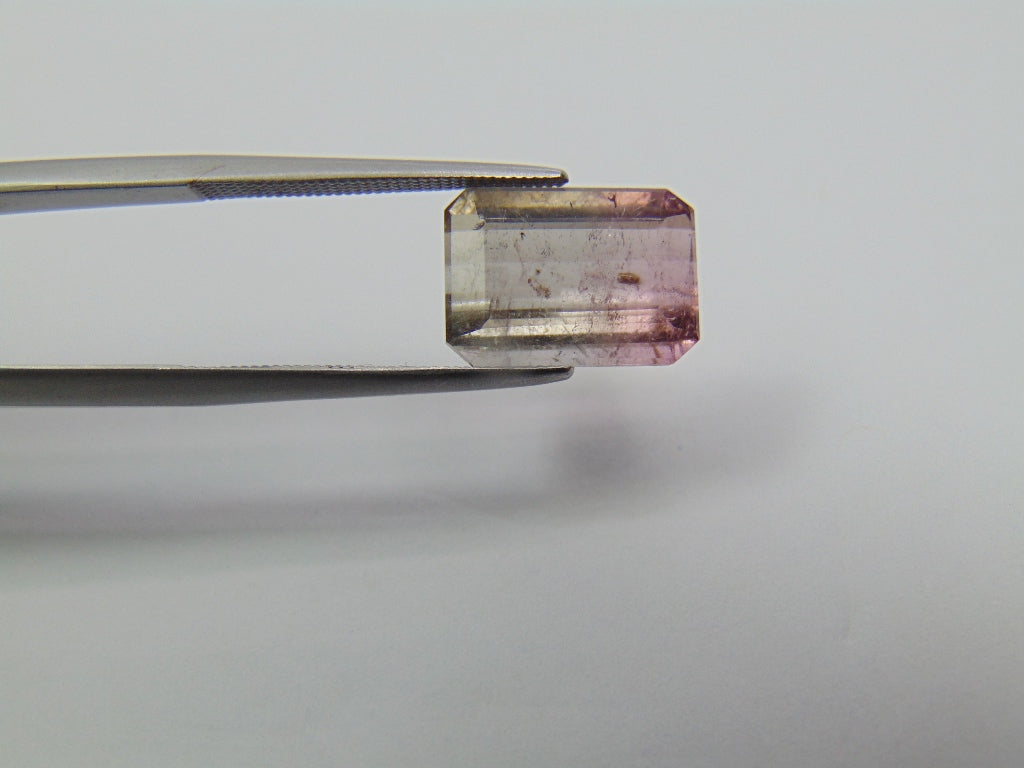 5.70ct Turmalina Bicolor 12x9mm