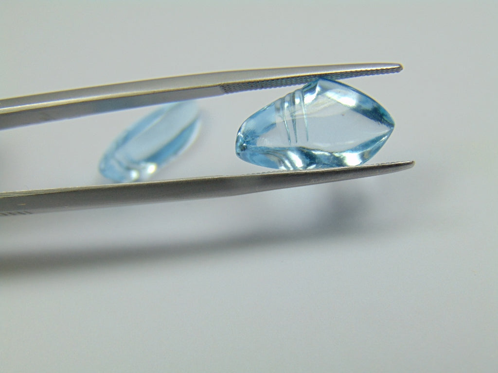 13ct Topázio 17x8mm 17x7mm