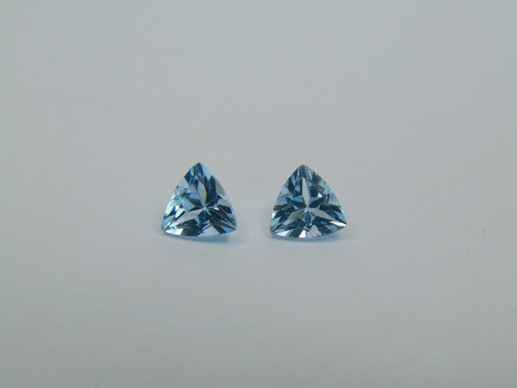 2ct Topaz Pair 6mm