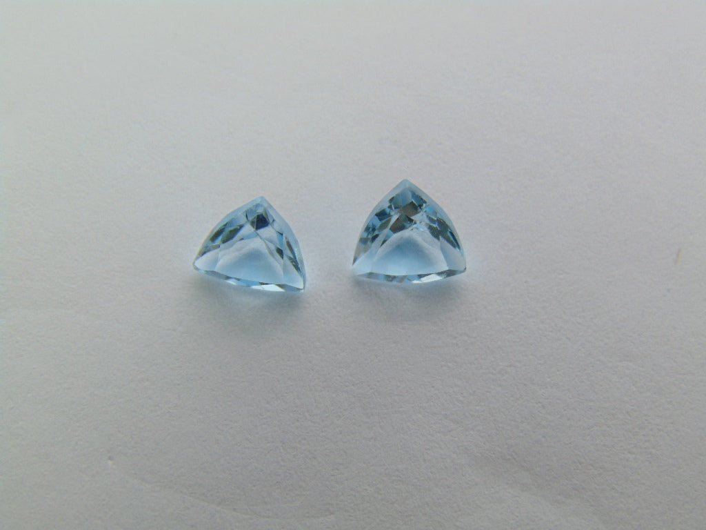 2ct Topaz Pair 6mm