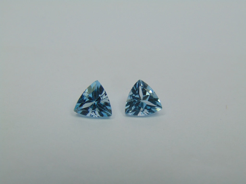 2ct Topaz Pair 6mm