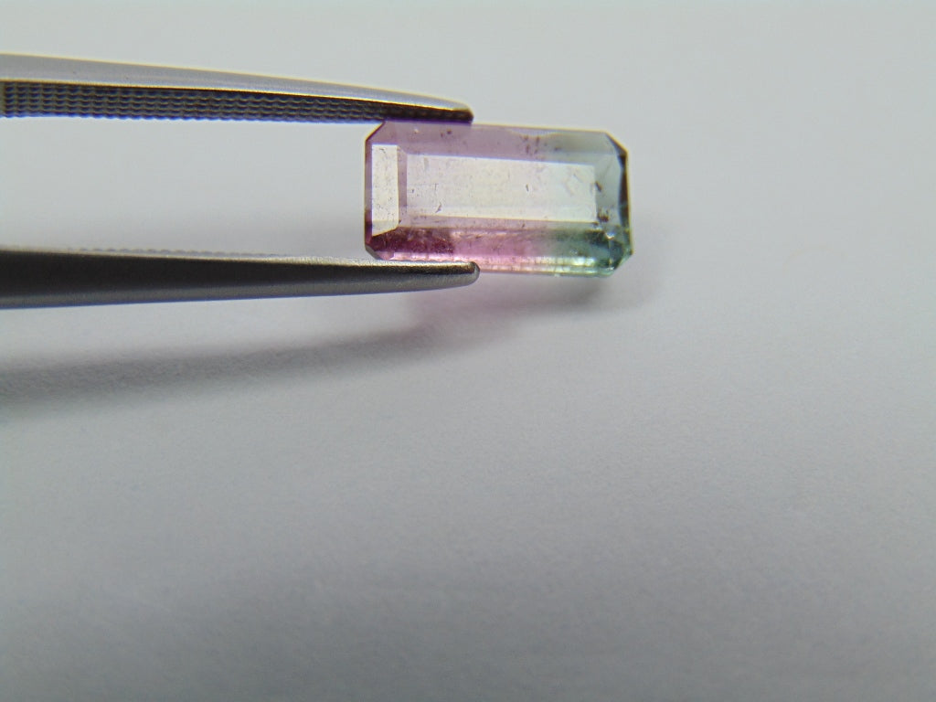 1.88ct Turmalina Bicolor 11x6mm