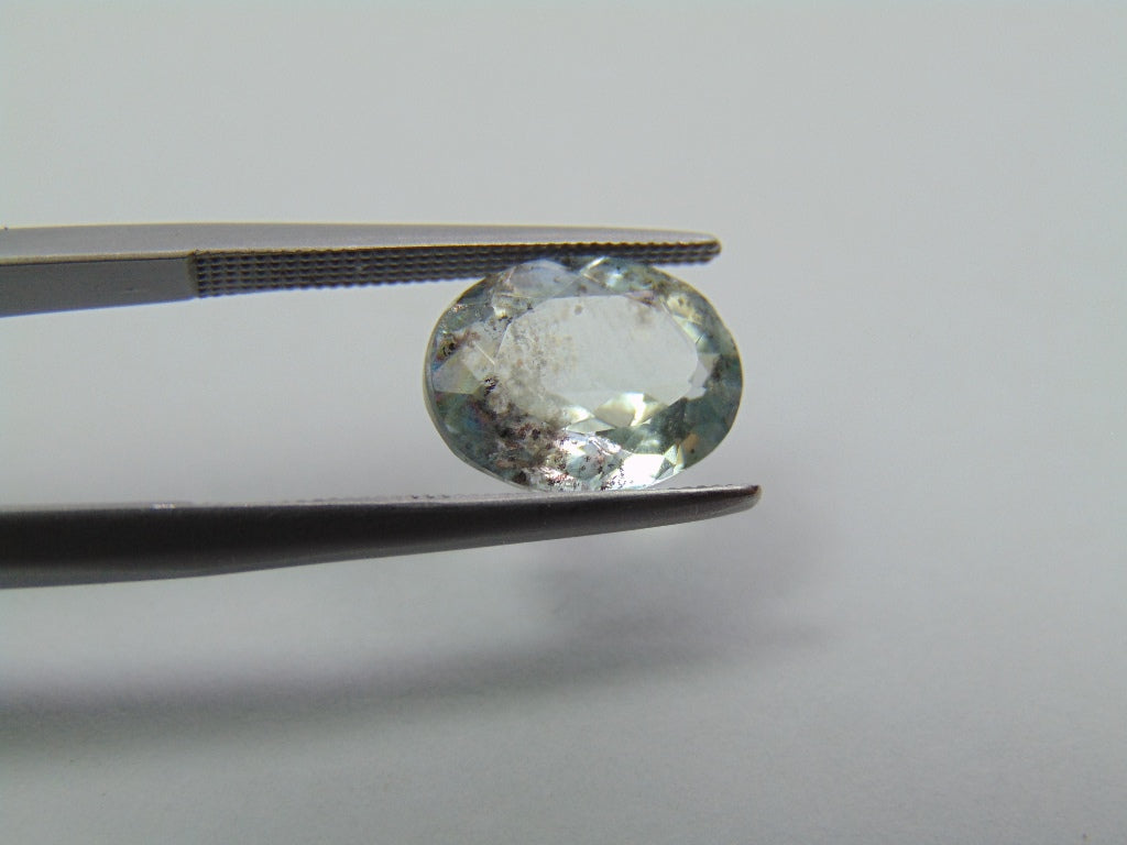 2.90ct Aquamarine With Inclusion 11x8mm