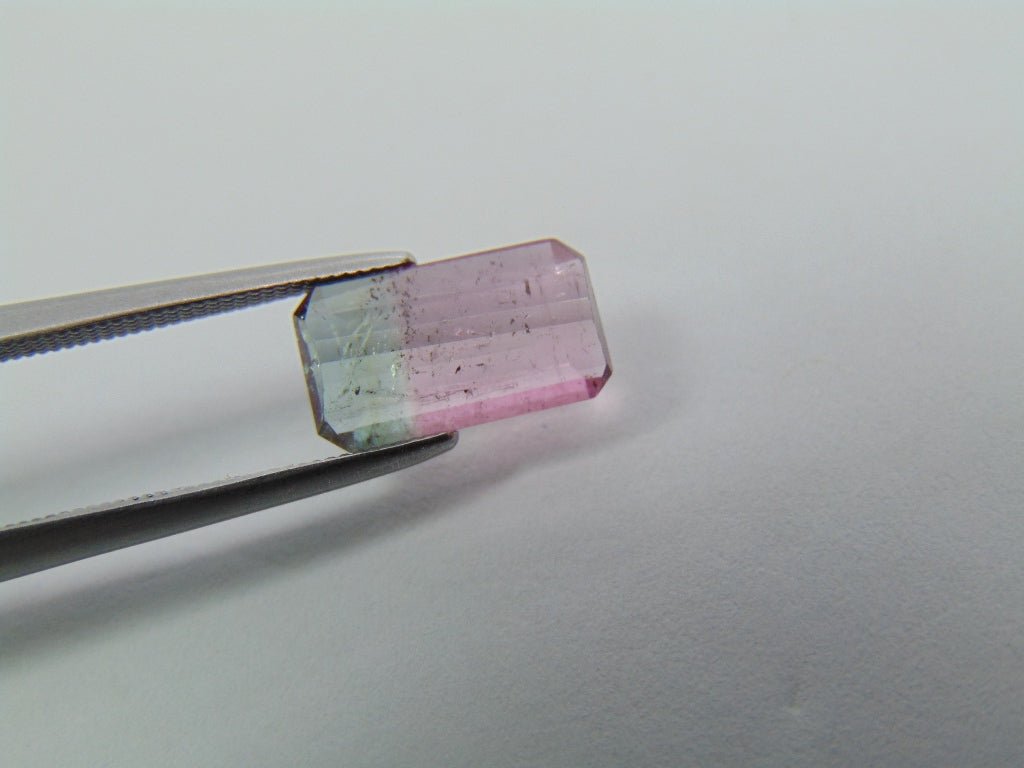 1.88ct Turmalina Bicolor 11x6mm