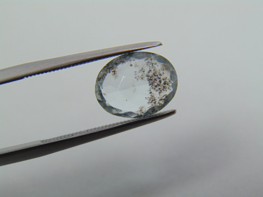 2.90ct Aquamarine With Inclusion 11x8mm