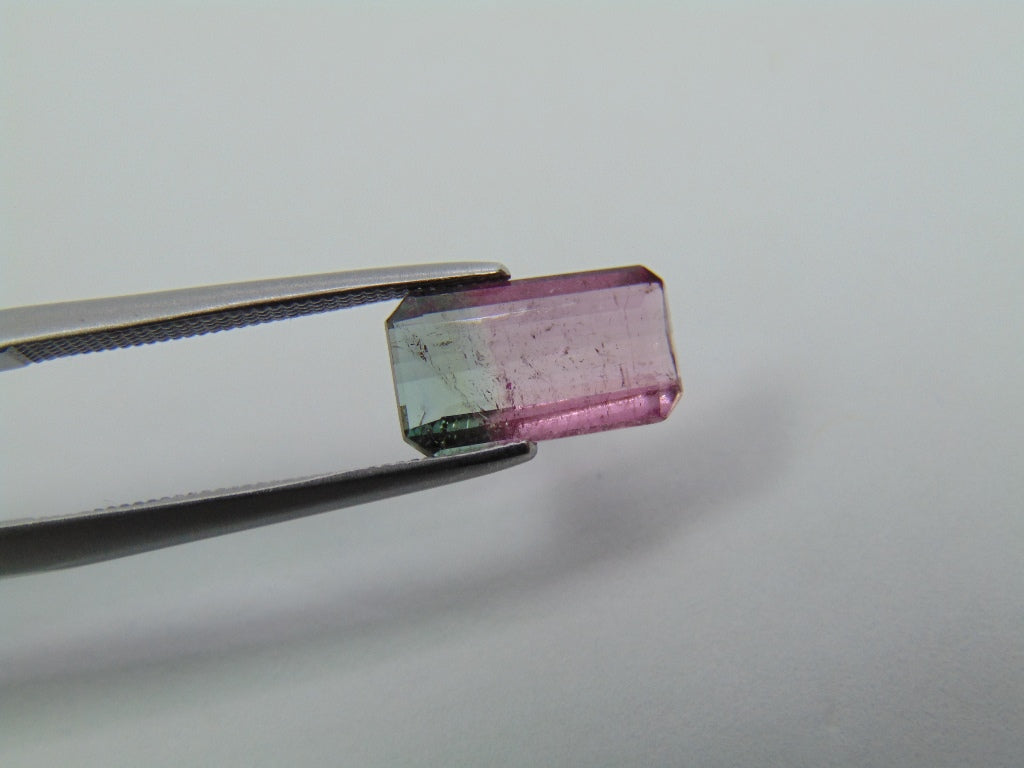 1.88ct Turmalina Bicolor 11x6mm