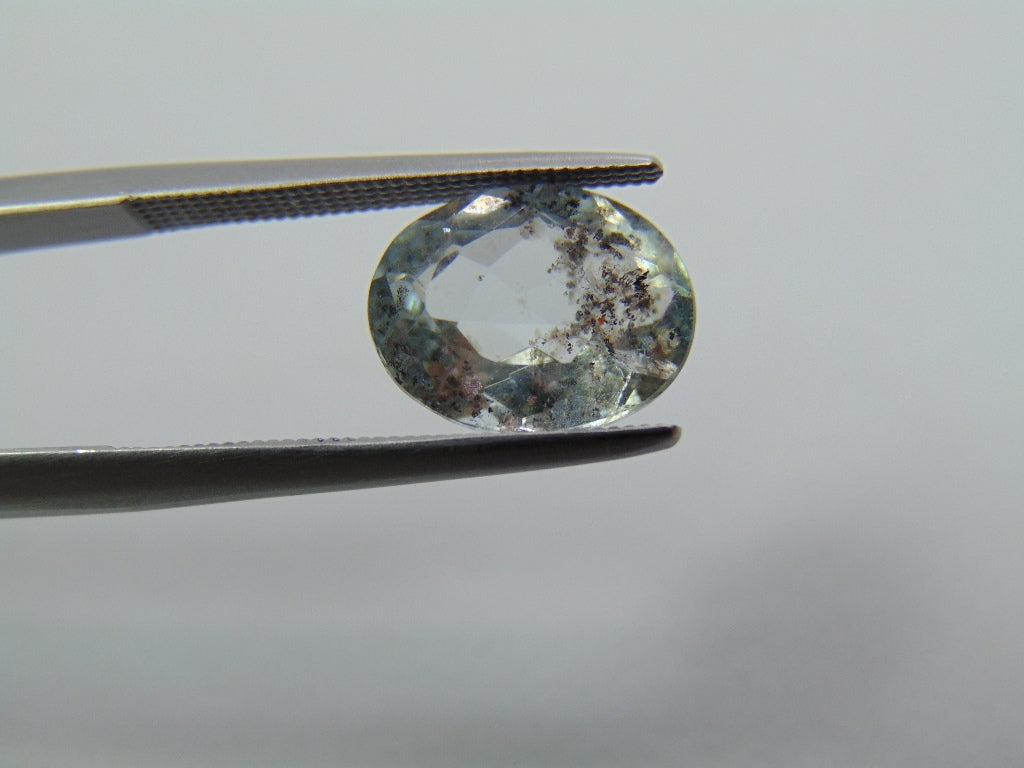 2.90ct Aquamarine With Inclusion 11x8mm