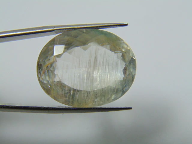 41.15ct Topázio Com Agulhas  25x19mm