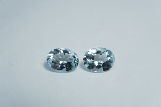 2.85ct Água-marinha 8.5x7mm / 9x7mm